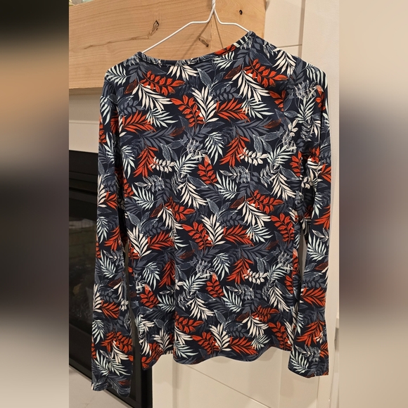 NWT Hang Ten Rash Guard Surf Shirt 🌊 Swimming Sun Pocket Women's Med UPF Beach - Picture 3 of 4